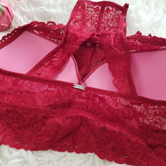 SMALL PINK Victoria's Secret Red Push Up Bra - Picture 8 of 10